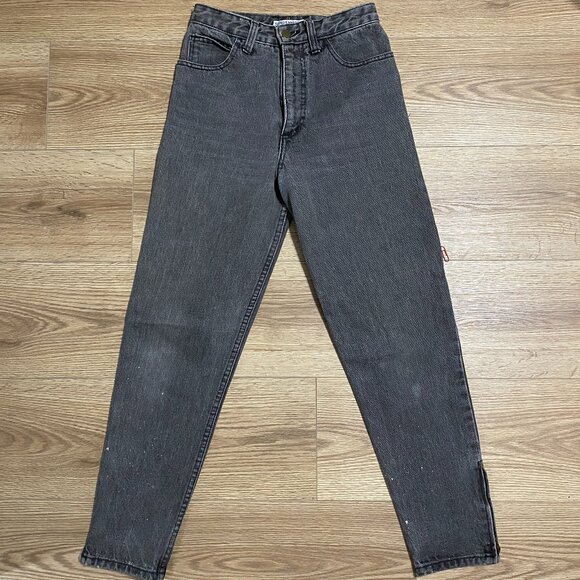 Vintage 80's Guess Jeans Faded Black Size 28 - Picture 1 of 11